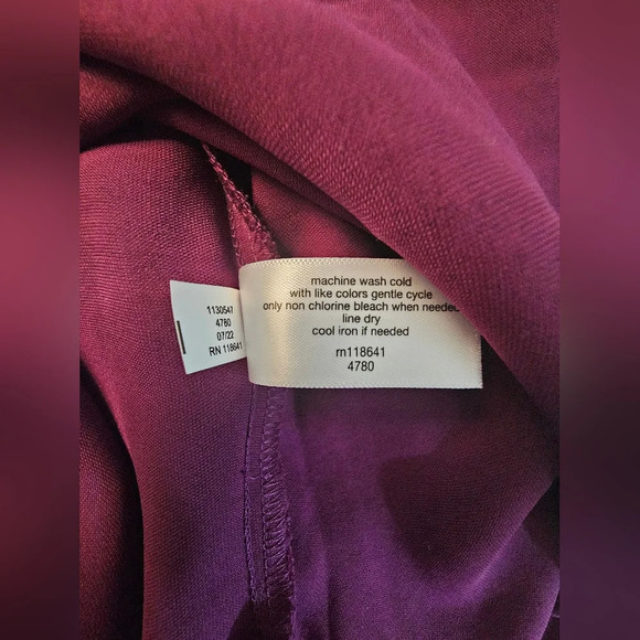 Lane Bryant Lace Trim Adjustable Spaghetti Strap Tank Top Camisole Purple 24 - Picture 13 of 13